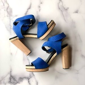 Pierre Hardy Leather Platform Sandals